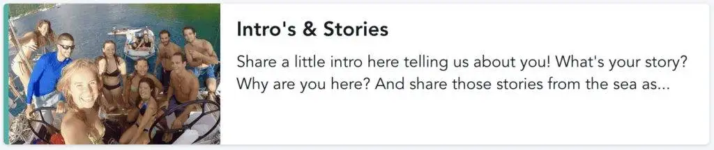 A picture of a crew on a boat.