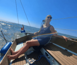 female sailboat captain