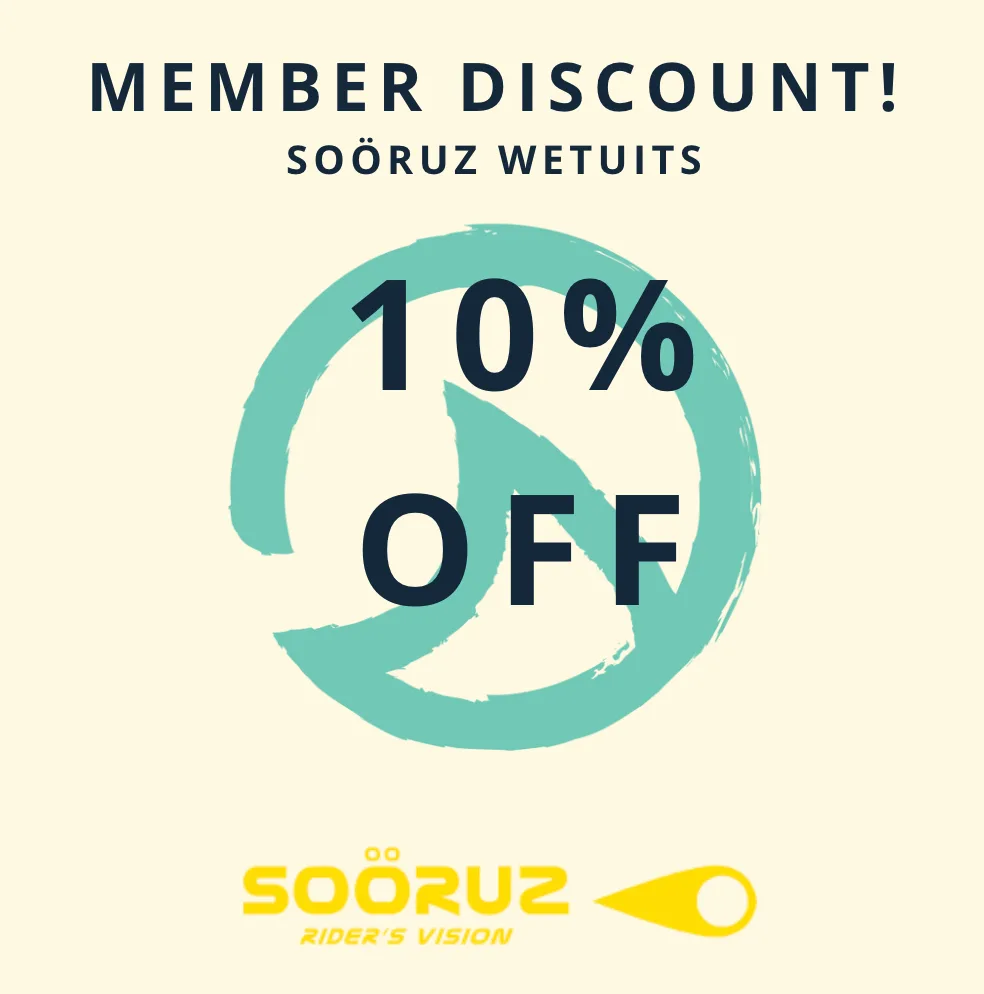 Enjoy a 10% discount on Soöruz wetsuits! Embrace the spirit of Ocean Nomads and dive into your next adventure. Don't miss out on exclusive Memberdeals that amplify your Rider's Vision.