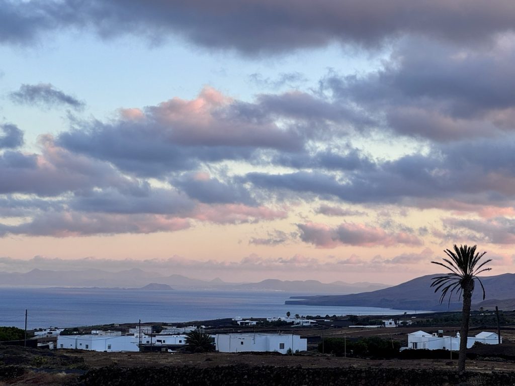 Sunset over Lanzarote